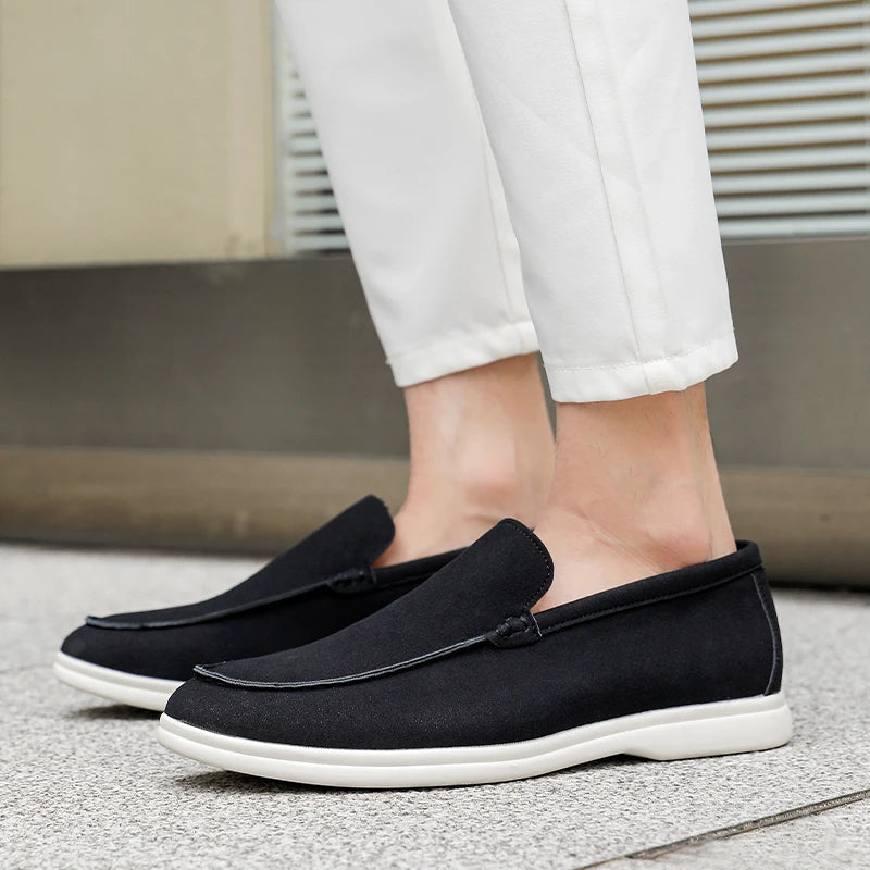 Mocasines casuales de ante