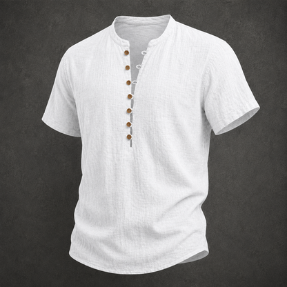 Hombre Camisa de lino de verano