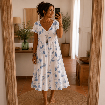 MARTINA™ | Elegante Vestido Floral Atemporal