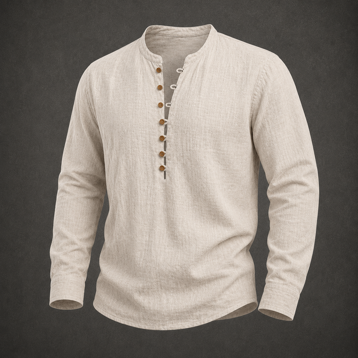 Hombre Camisa de lino de verano