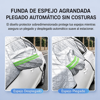 Funda parcial gruesa para coche – Protección contra el sol y la nieve