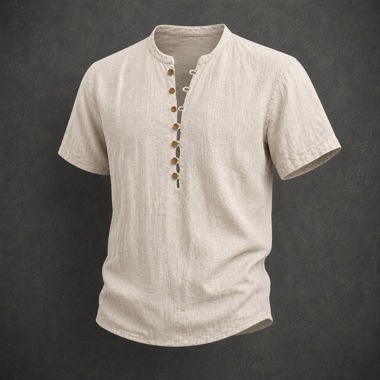 Hombre Camisa de lino de verano