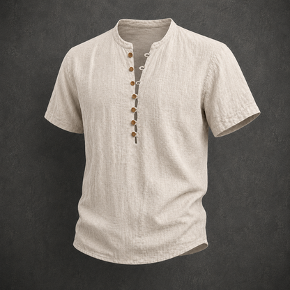 Hombre Camisa de lino de verano