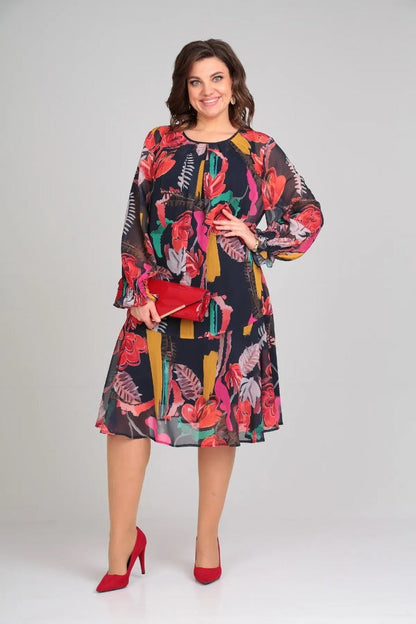 ESTEFANIA – Elegante vestido de flores