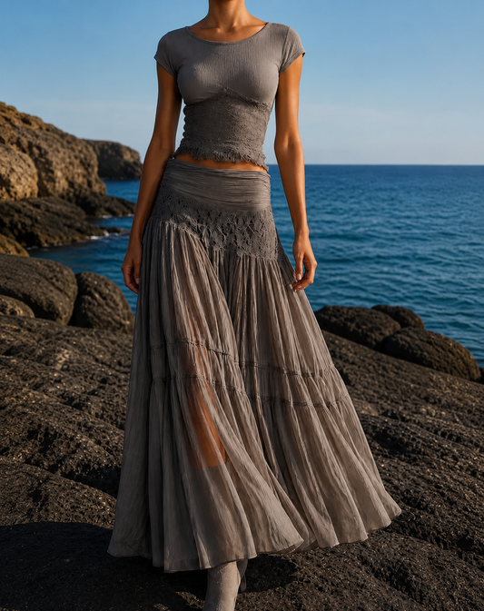 Conjunto Estepona — Top y Falda