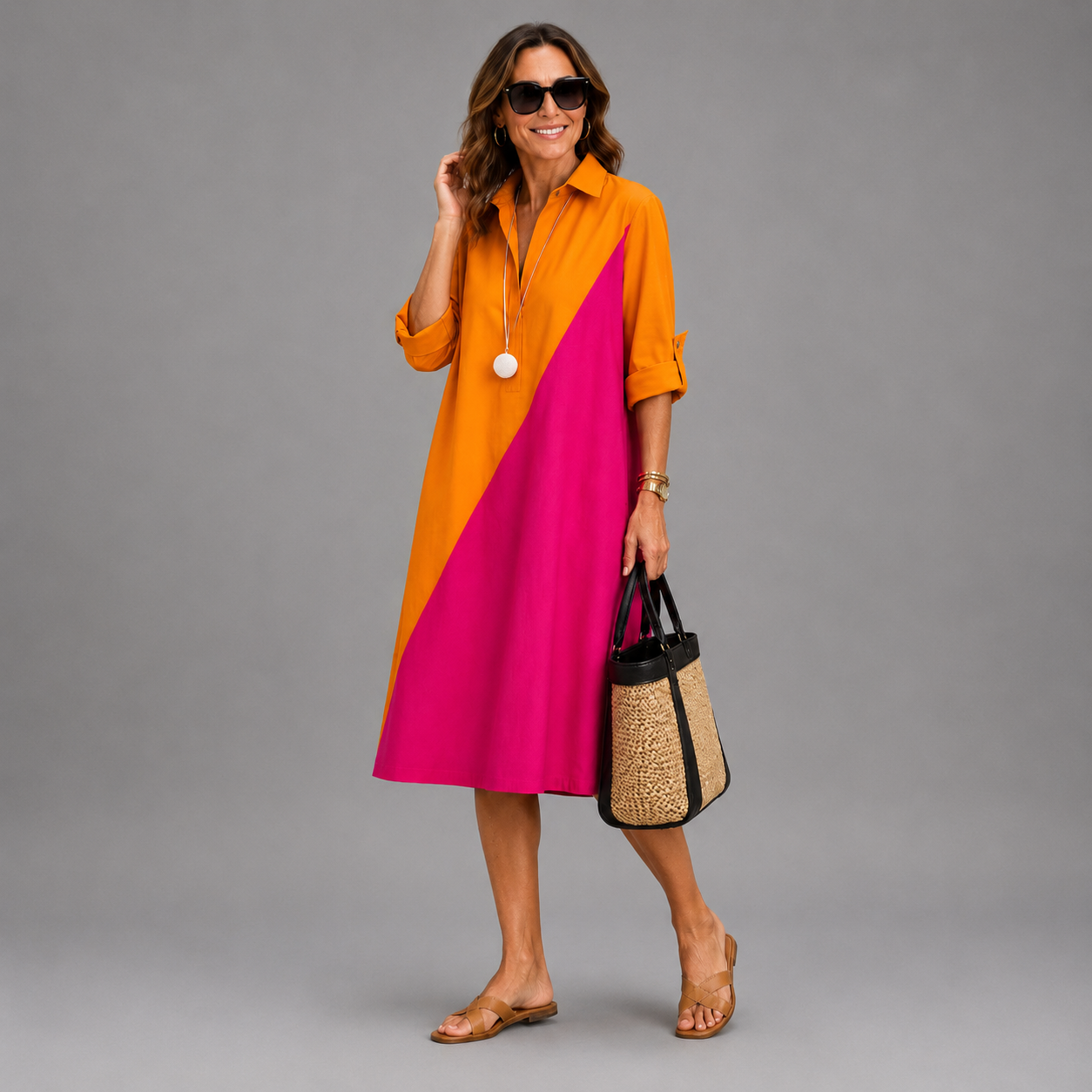 Carla | Vestido midi elegante y refinado