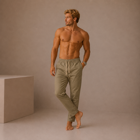 Pantalones elásticos elegantes