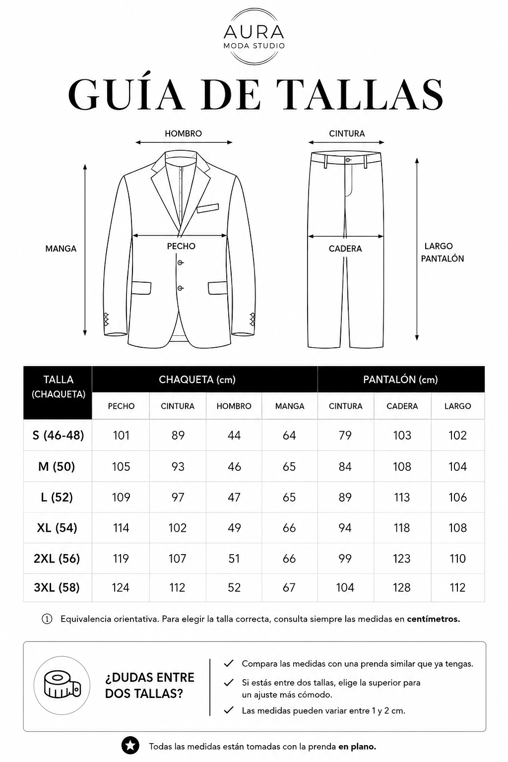 Traje de dos piezas de verano para hombre
