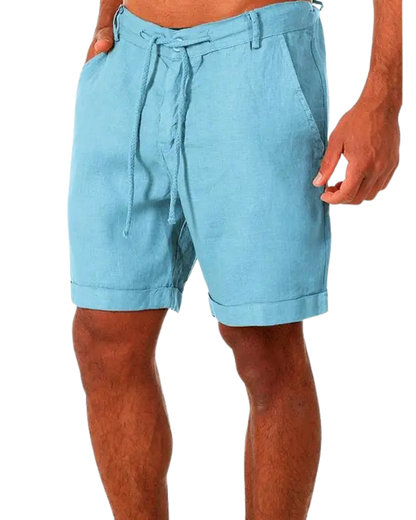 Pantalones cortos de lino
