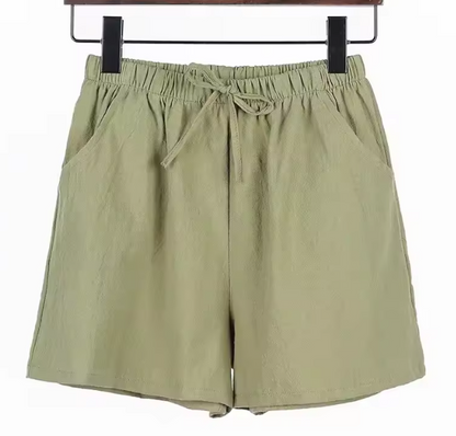 MARINA™ | Pantalones cortos de lino y algodón