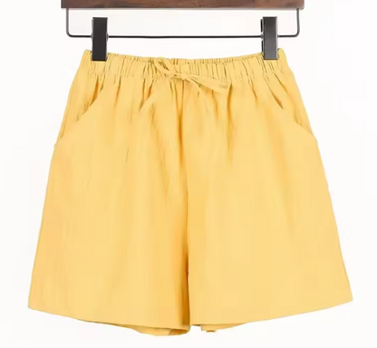 MARINA™ | Pantalones cortos de lino y algodón