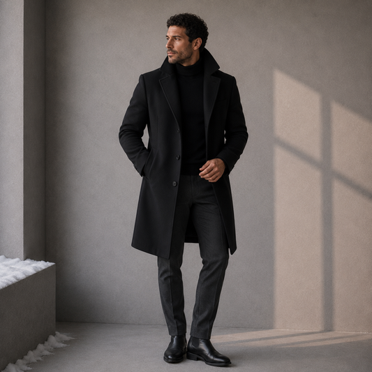 MARCOS™ | Abrigo largo premium para hombre