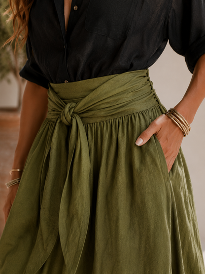 Conjunto Marbella — Falda y Camisa