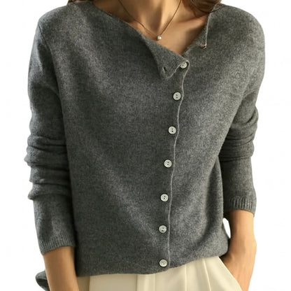 Paige™ | Cardigan elegante de punto asimétrico