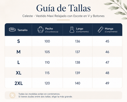Vestido Celeste™ | Elegancia y Comodidad para Cada Día