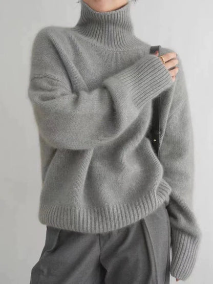 ISABELA™ | Suéter cuello alto cachemira