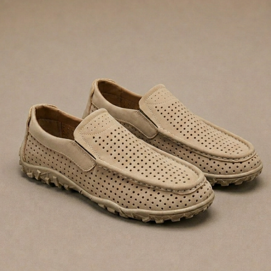 Elegantes mocasines transpirables