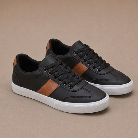 Elegantes zapatillas de piel