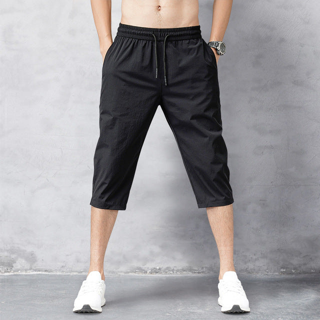Pantalones cortos largos elegantes