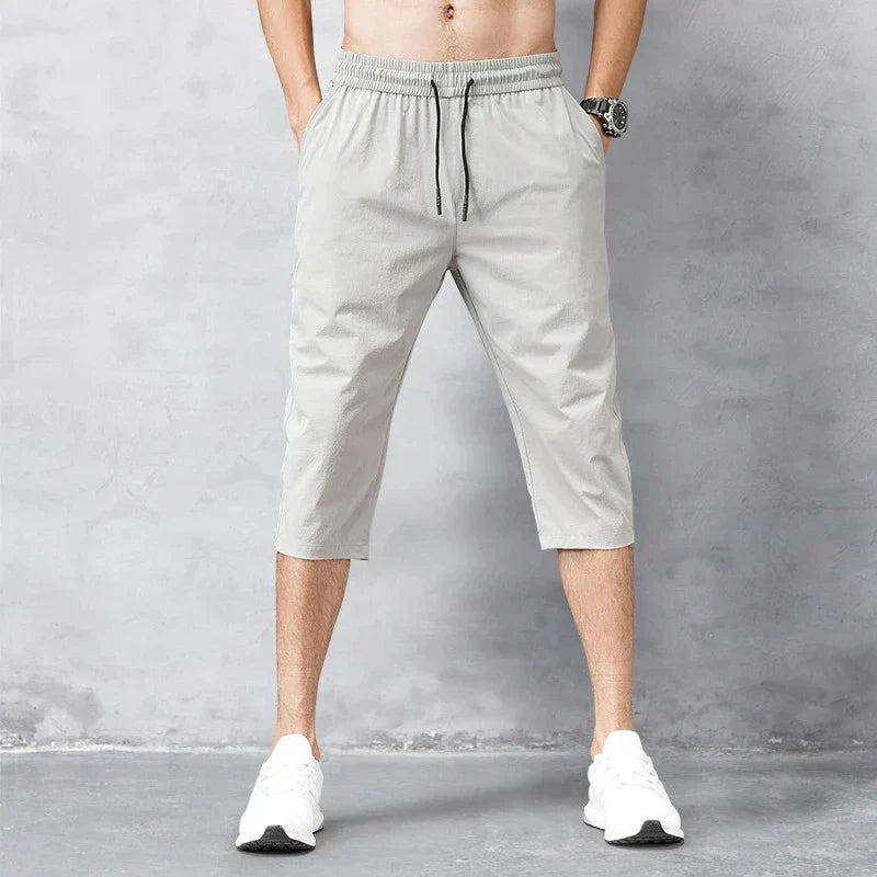 Pantalones cortos largos elegantes