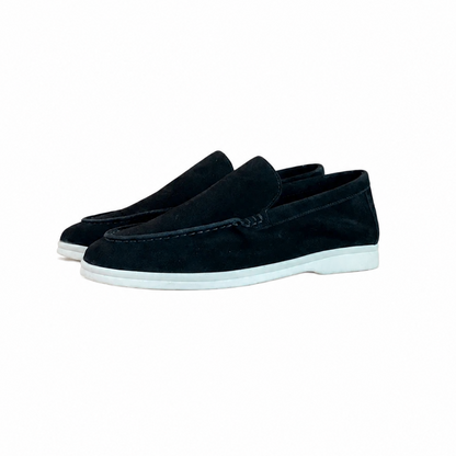 Elegantes mocasines de ante