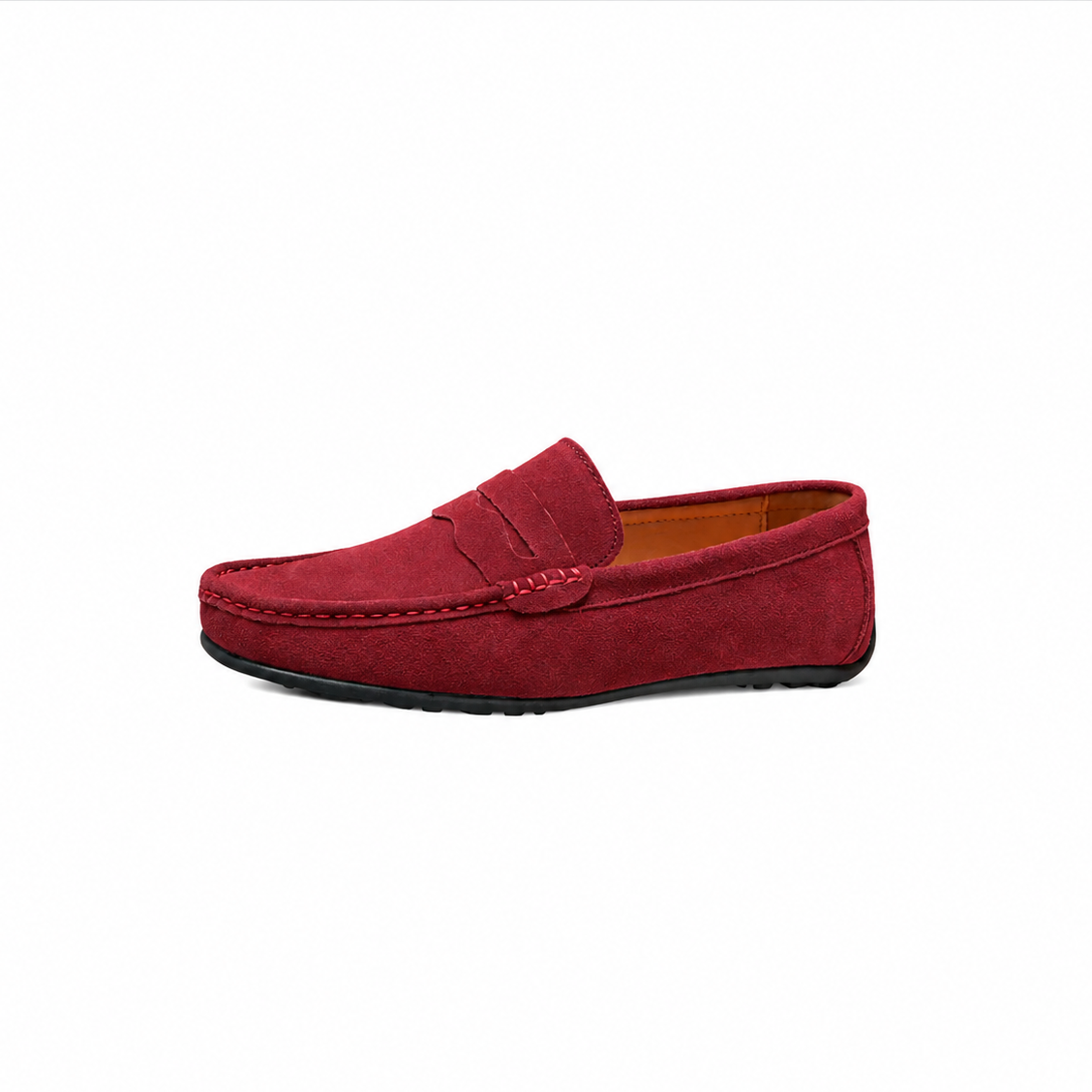 Mocasines retro de ante para hombre