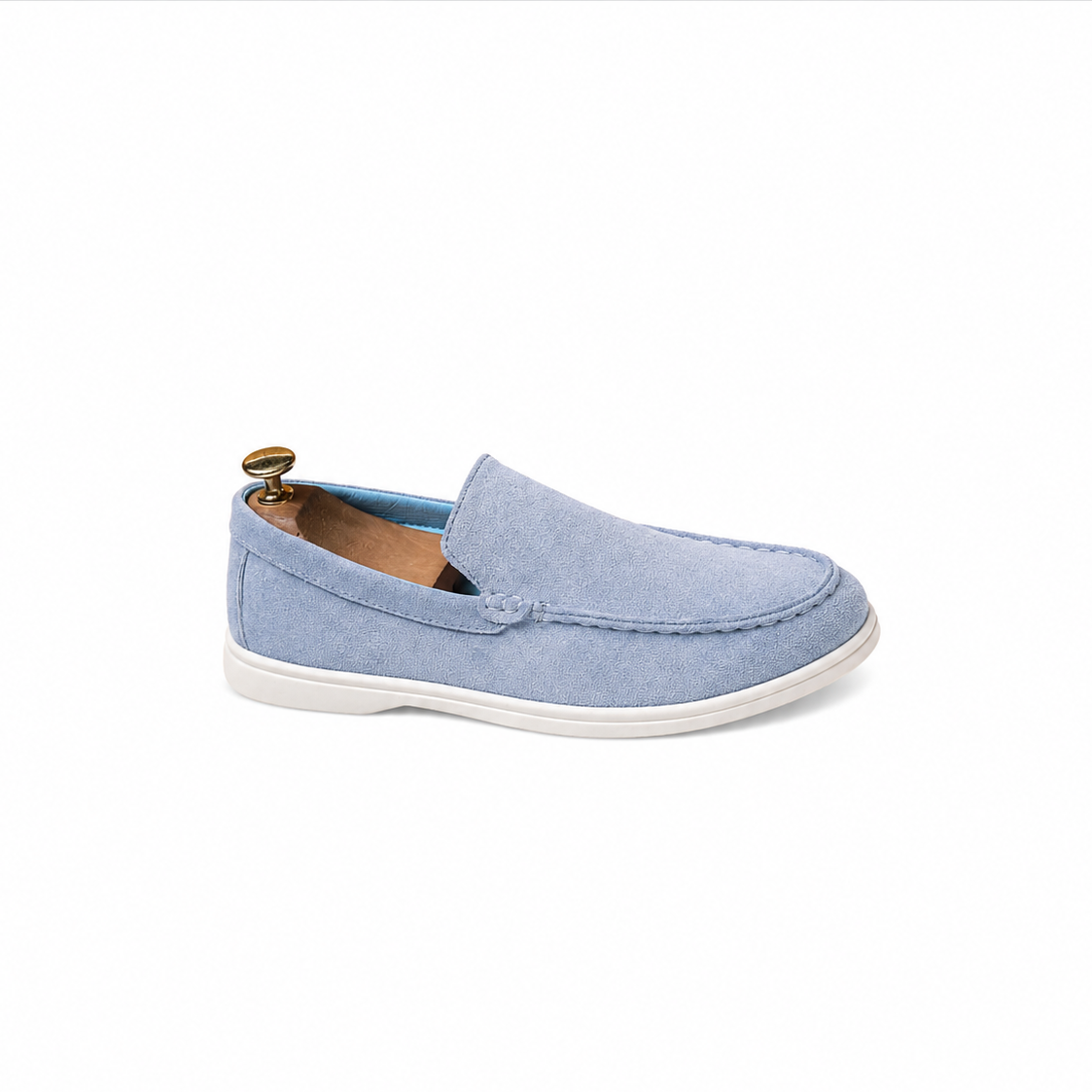 Mocasines elegantes de ante para hombre