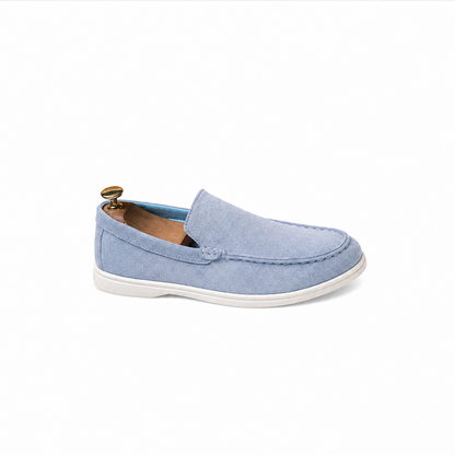 Mocasines elegantes de ante para hombre