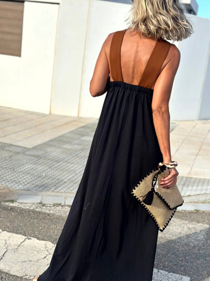 Sienna™ | Vestido elegante con espalda abierta y escote halter