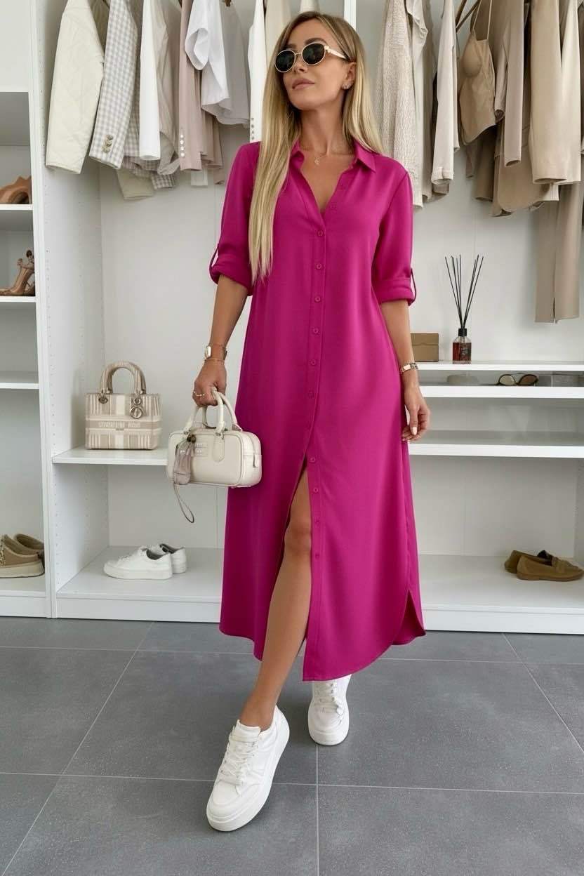 Vestido camisa oversize
