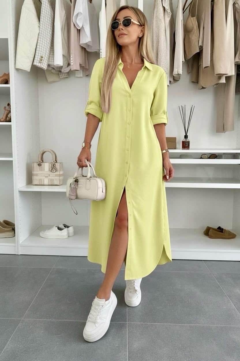 Vestido camisa oversize