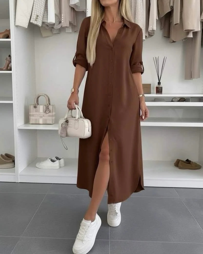Vestido camisa oversize