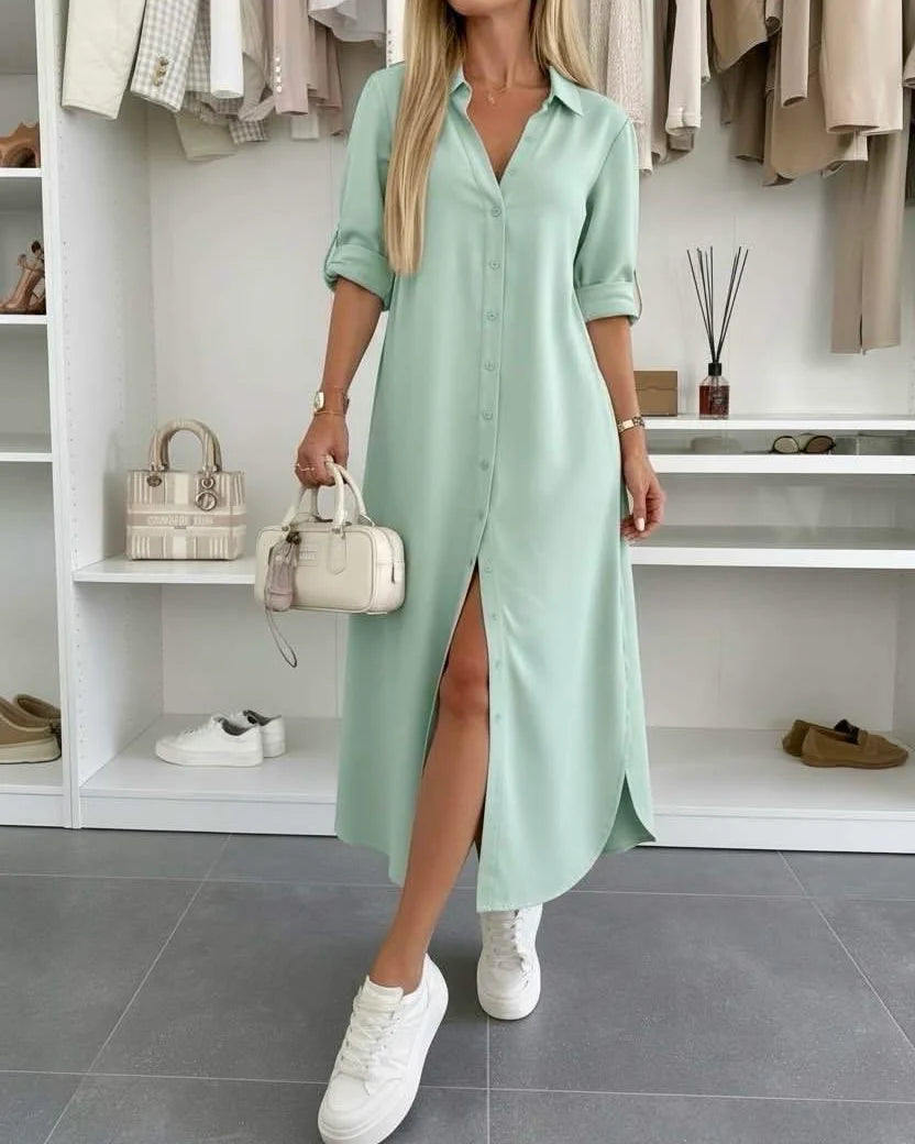 Vestido camisa oversize