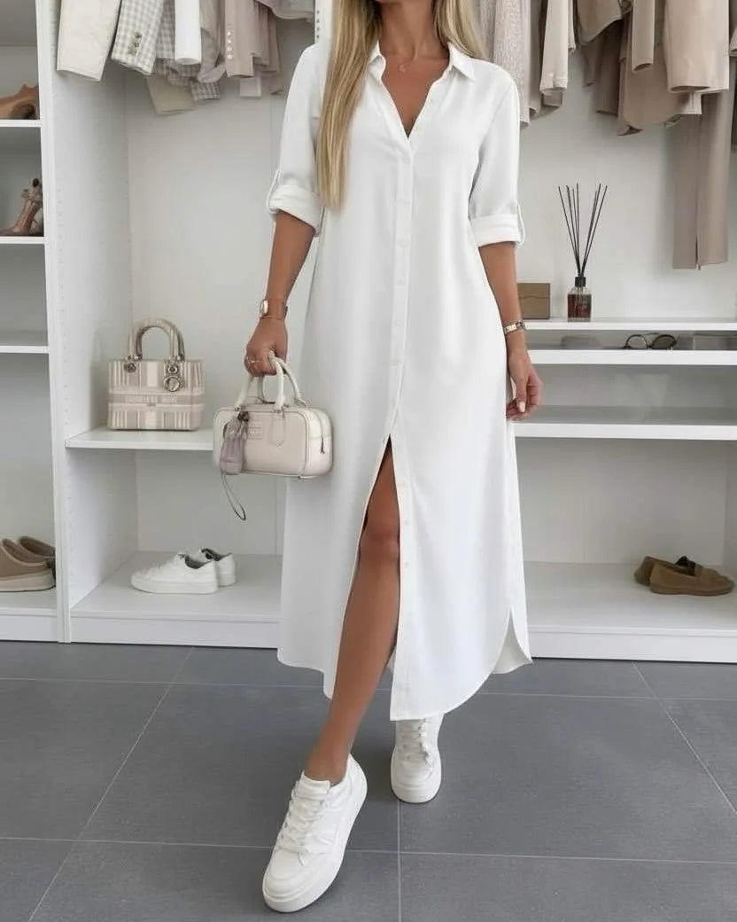 Vestido camisa oversize