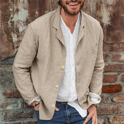 Blazer informal de algodón