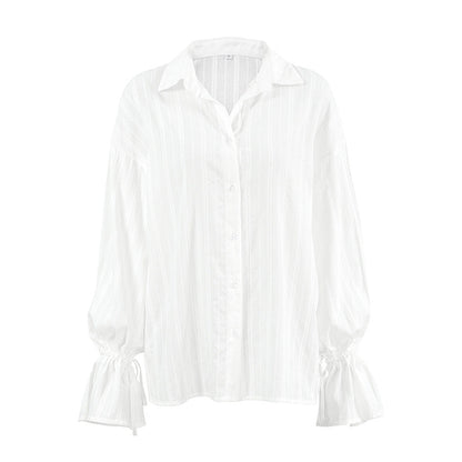 EMMA™ | Blusa con botones y Bindemanschetten