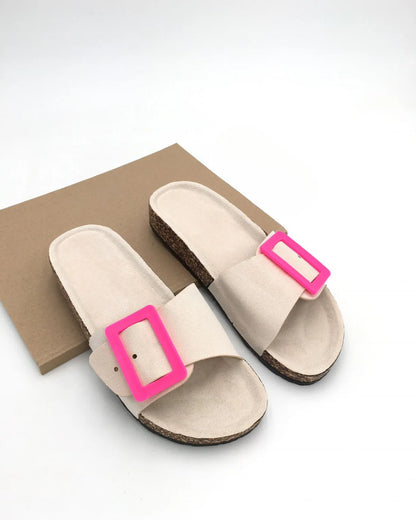 Sandalias con cierre