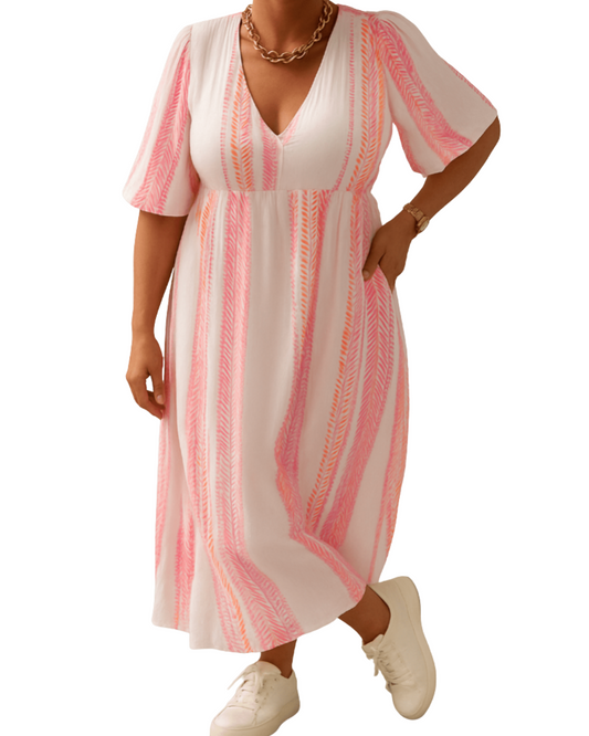 Julia™ | Vestido de verano ligero de lino