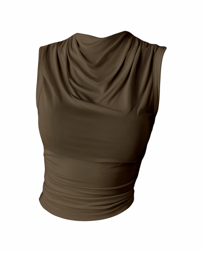 Myrthe™ | Top drapeado elegante de UrbanStoff