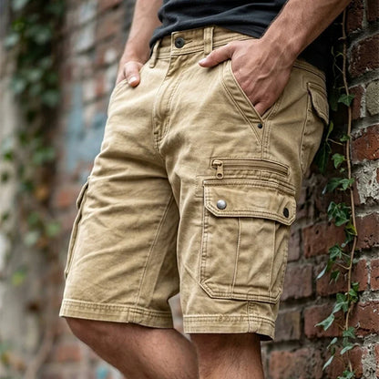 Pantalones cortos cargo elegantes para hombre