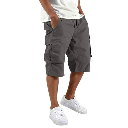 Pantalones cortos elegantes con múltiples bolsillos