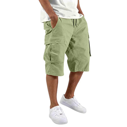 Pantalones cortos elegantes con múltiples bolsillos