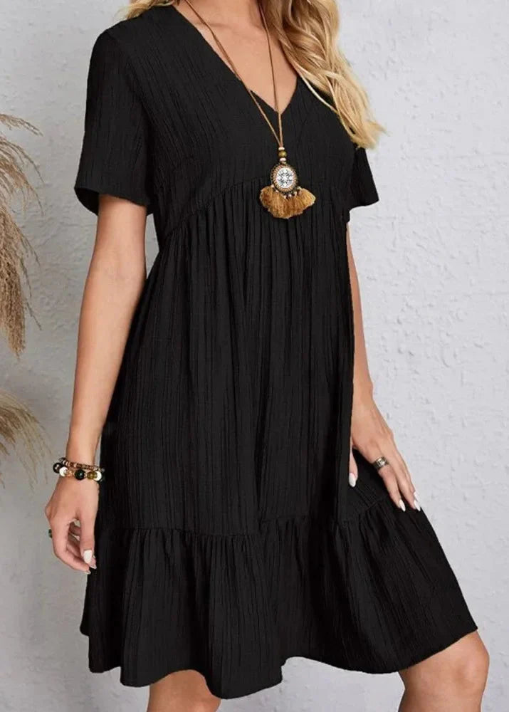Elegante vestido que realza la cintura