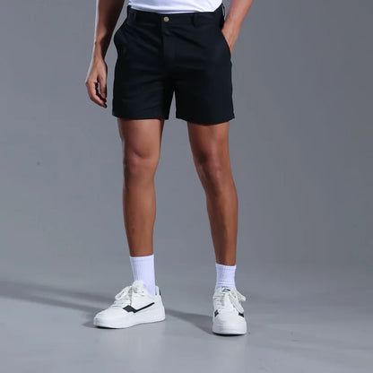 Elegantes pantalones cortos de algodón
