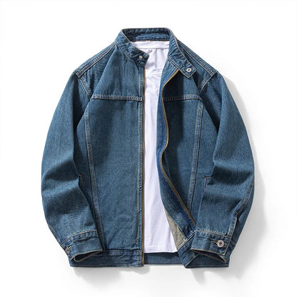 Chaqueta vaquera con cremallera