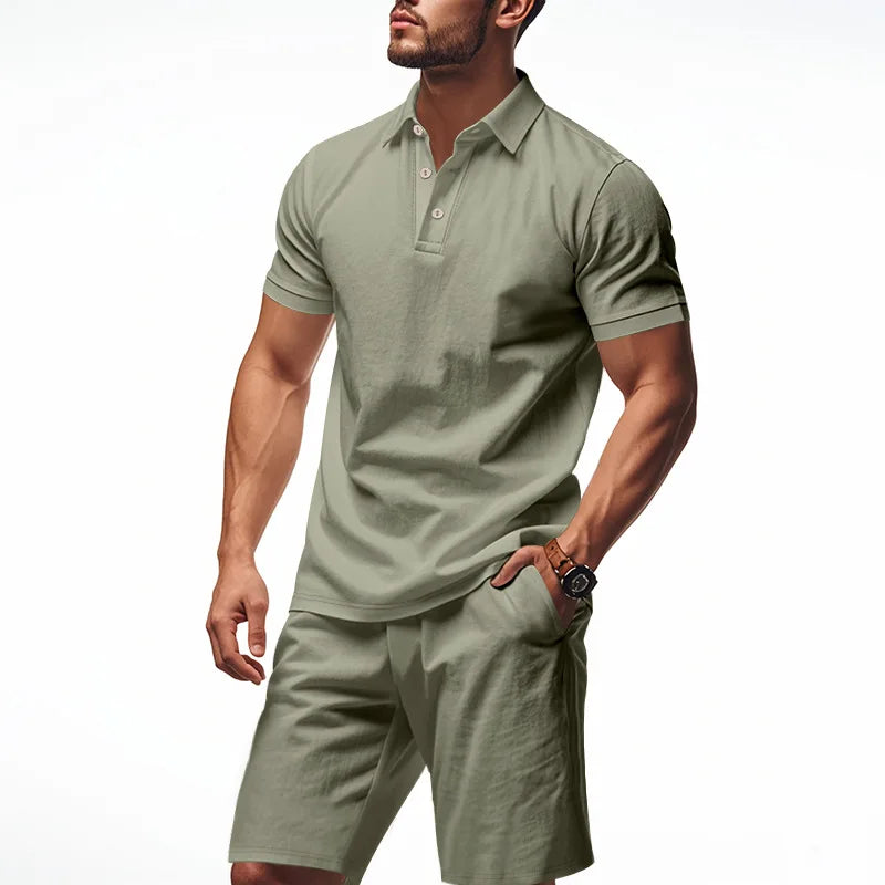 Elegante conjunto de algodón