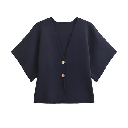 JADE | Minimalista, Elegante Blusa con botones