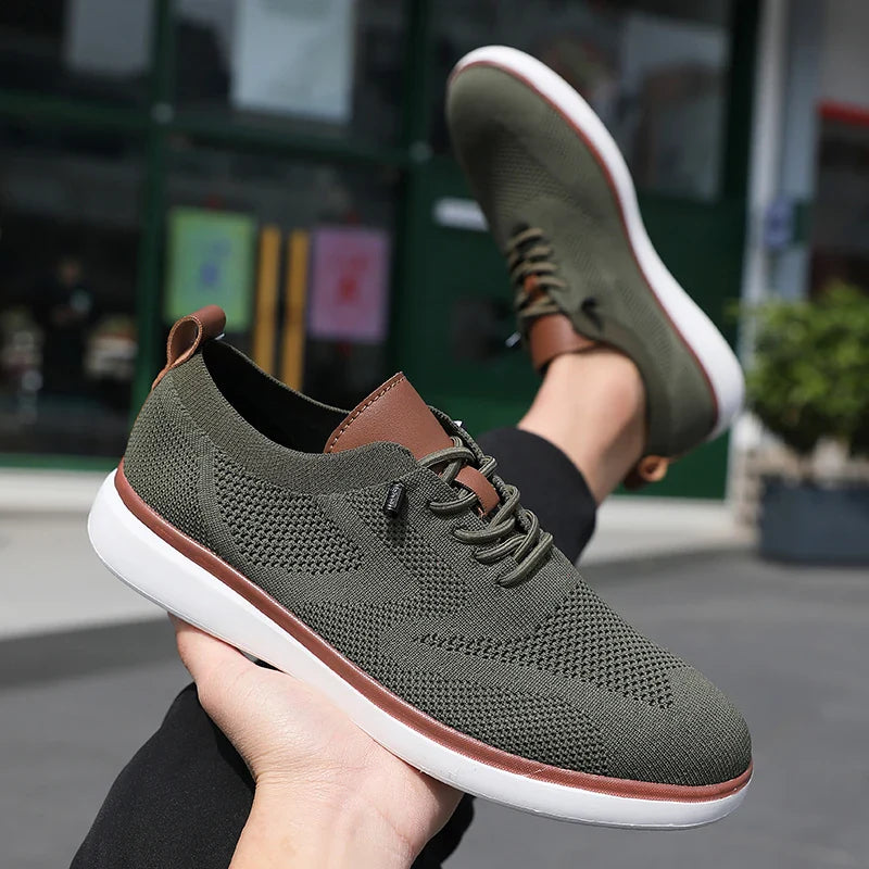 Zapatillas de hombre ligeras de malla