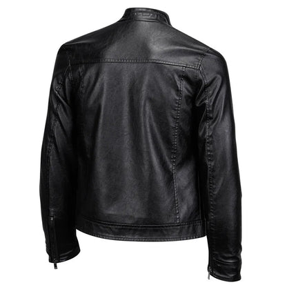 Elegante chaqueta de cuero