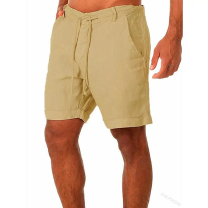 Pantalones cortos de lino